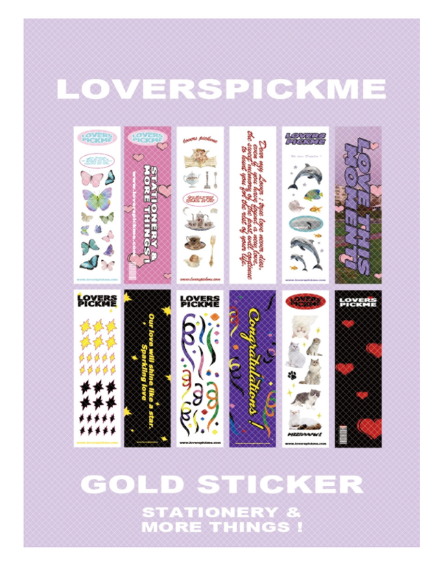 Loverspickme Sticker Pack 9 正規品 韓国 ブランド ステッカー Nb Bz0803 Bonz 韓国ブランド 代行