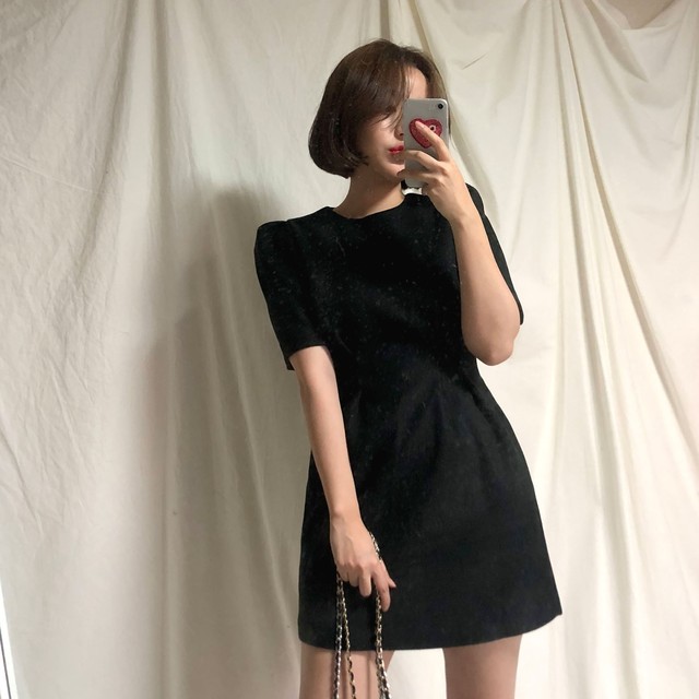 ワンピース 大きいサイズ パフスリーブ ワンピース ウエスマーク ワンピース 韓国デザイン 韓国ファッション オルチャン 春ワンピース 新作ワンピース 春服 春新作 新作 ワンピース 大きいサイズ パフスリーブ ワンピース Leaflower 001 リーフラワー レディース