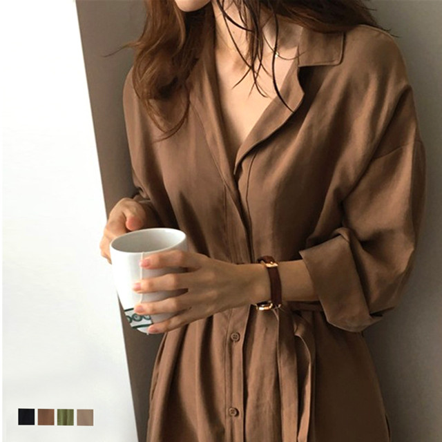 ふわっと羽織れるロング マキシ丈シャツワンピース Cl9012 Classicalelf クラシカルエルフ 公式 Base ベイス レディースファッション ファッション 通販