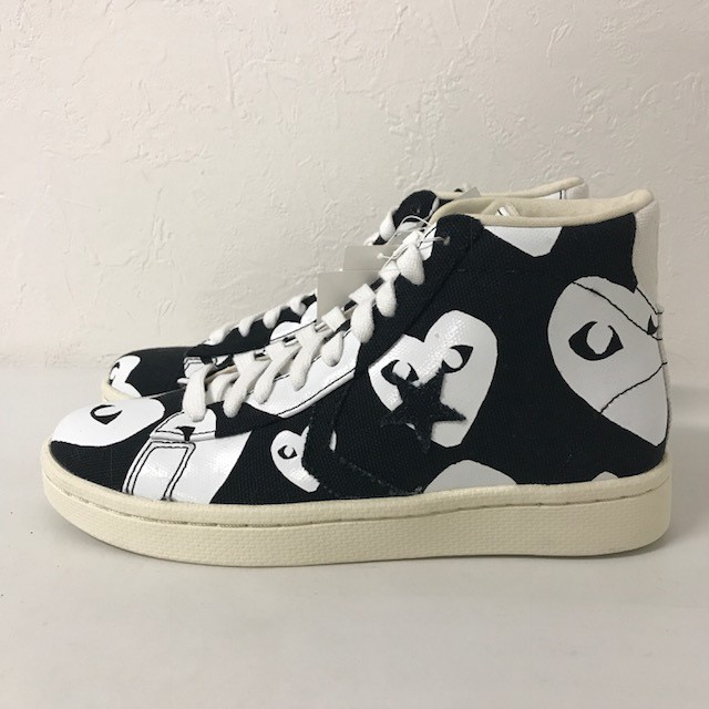 Converse Play Comme Des Garcons ハイカットスニーカー コンバース ギャルソン Play ハイカットスニーカー 白黒 c Usa直輸入専門店