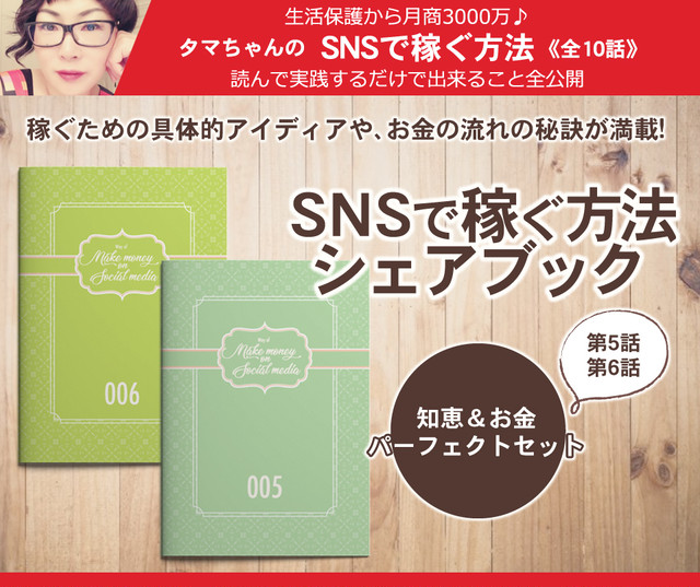 知恵 お金パーフェクトセット ５ ６話 ｓｎｓで稼ぐ方法 ワークもできるシェアブック ななほし屋 By Works87