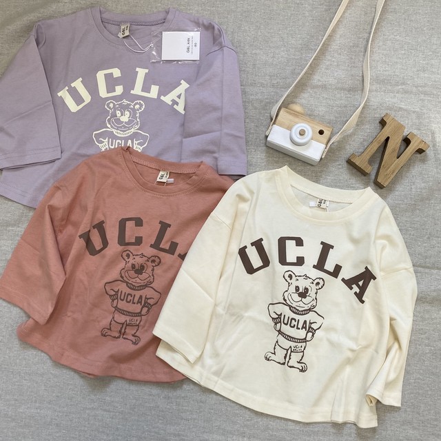 韓国子供服 Ucla ロンt 80cm 130cm Nanohana0115