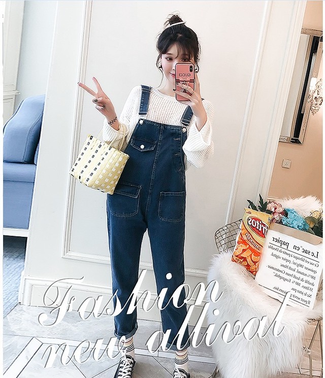 大きいサイズ レディース デニムサロペット 長袖 秋冬 春夏 ブルー オーバーオール S 大きいサイズ 送料無料 レディース通販店 ｋｅｃｃｈi 静岡 Base売り場