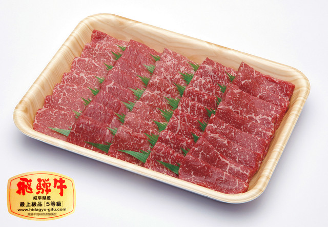 12.飛騨牛赤身焼肉(モモ)500g