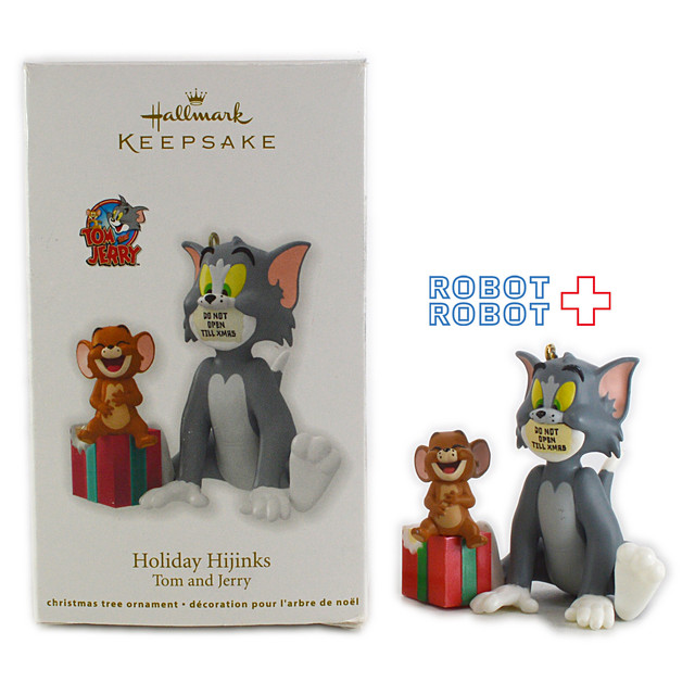 Hallmark 12 トム ジェリー クリスマス オーナメント ホリデーハイジンクス 箱入 Robotrobot
