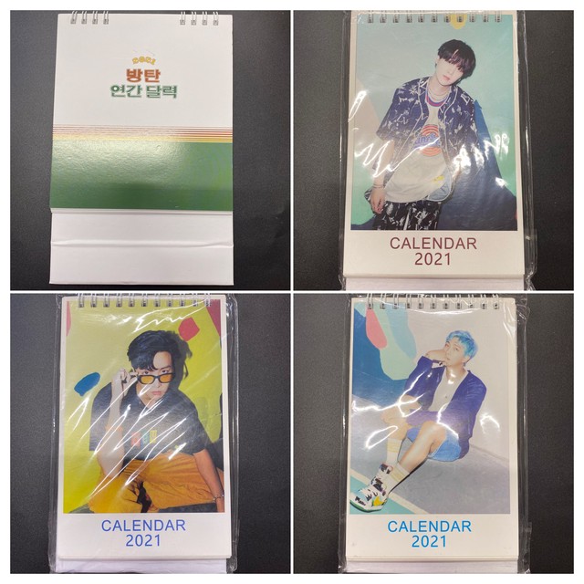 Bts 21 ミニ卓上カレンダー ワンダケイ韓流商店