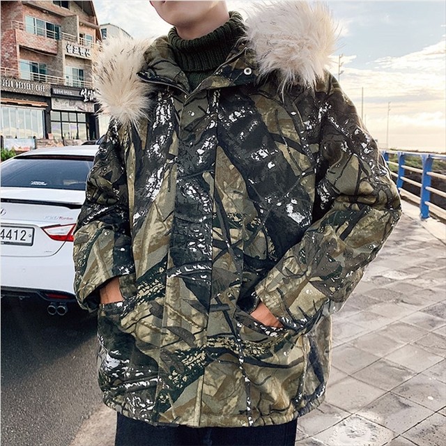 カモフラージュ柄 モッズコート 中綿コート中綿入り フード付き ショート丈 迷彩柄 防寒着 暖かい アウター ジャンバー アウトドア メンズ 大きいサイズ M L Xl 2xl 3xl 4xl 5xl 取寄 発送目安14 21日営業日 Laff Store For Men ショップ情報 配送スケジュール