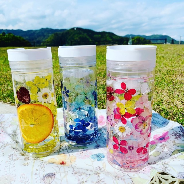 オイル無し ハーバリウムクリアボトル対面認定キット Sweetroom