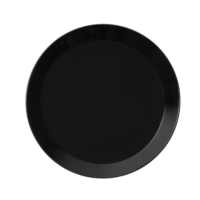 【iittala】 TEEMAティーマ フラットプレート 26cm PlatFlat BLACK