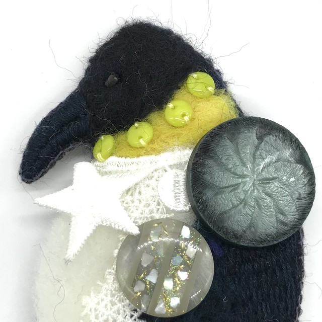 【IRODORI AZ】brooch 14 コウテイペンギン