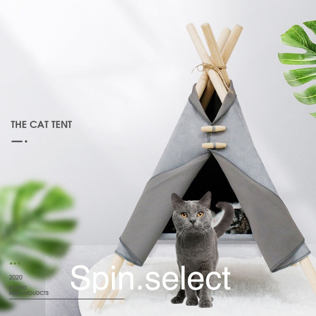 ティピーテント ペット ベッド 犬ベッド 猫ベッド Spin Select
