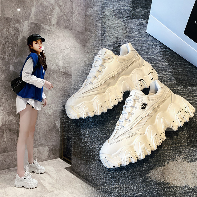 ダッドスニーカー 厚底 スパンコール 7cm メッシュ 韓国ファッション レディース スニーカー ダッドシューズ 厚底スニーカー ボリュームスニーカー スポーツ かわいい 歩きやすい カジュアル Chiko チコ プチプラレディースファッション通販 韓国