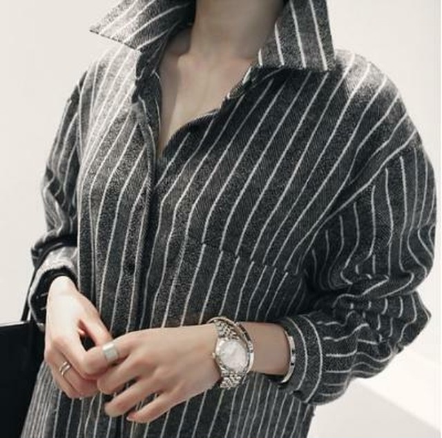 シャツワンピース レディース ストライプ シャツワンピ マタニティ服 妊婦服 きれいめ はおり シャツ おしゃれ ロング丈 ワンピース オールシーズン 綿麻 Speed Star Base