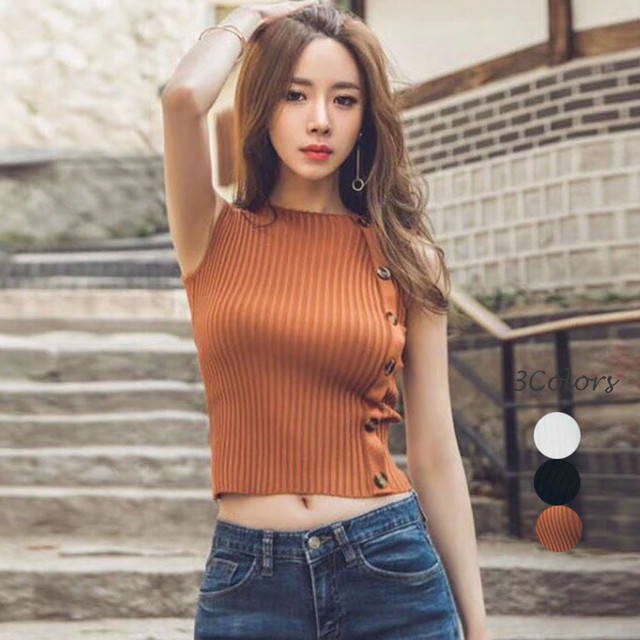 タンクトップ セクシー 重ね着 レディースキャミ 肩出し オフタートルニット シンプル Select Shop Re Start By Tsunami