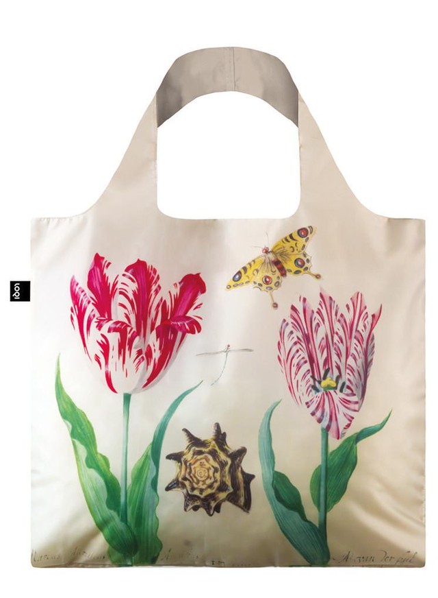 LOQI エコバック JACOB MARREL Two Tulips, 1637-45 & IRMA BOOM DNA 03 Bag