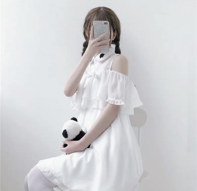 レディースファッション ミニワンピース 肌見せ 清楚 春夏 ゆめかわ 新作 More Lluze モア ルーゼ