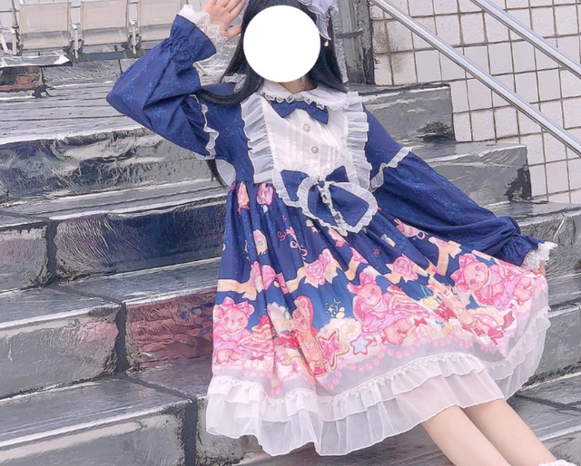 A 398 ゴスロリ ロリータ メイド エレガント ワンピース 少女ドレス かわいい ハロウィン コスプレ コスチューム イベント 送料無料 Coacosplay