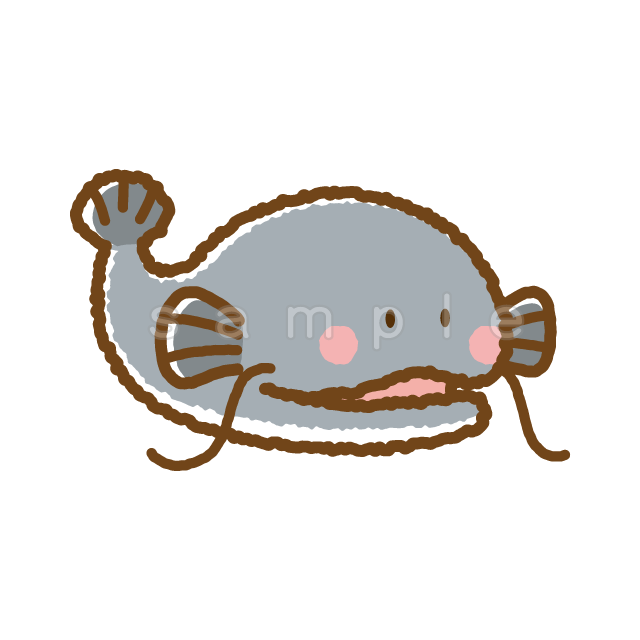 ナマズ G015 Ai イラストショップくま 商用利用okのかわいいイラストのフリー素材がたくさん