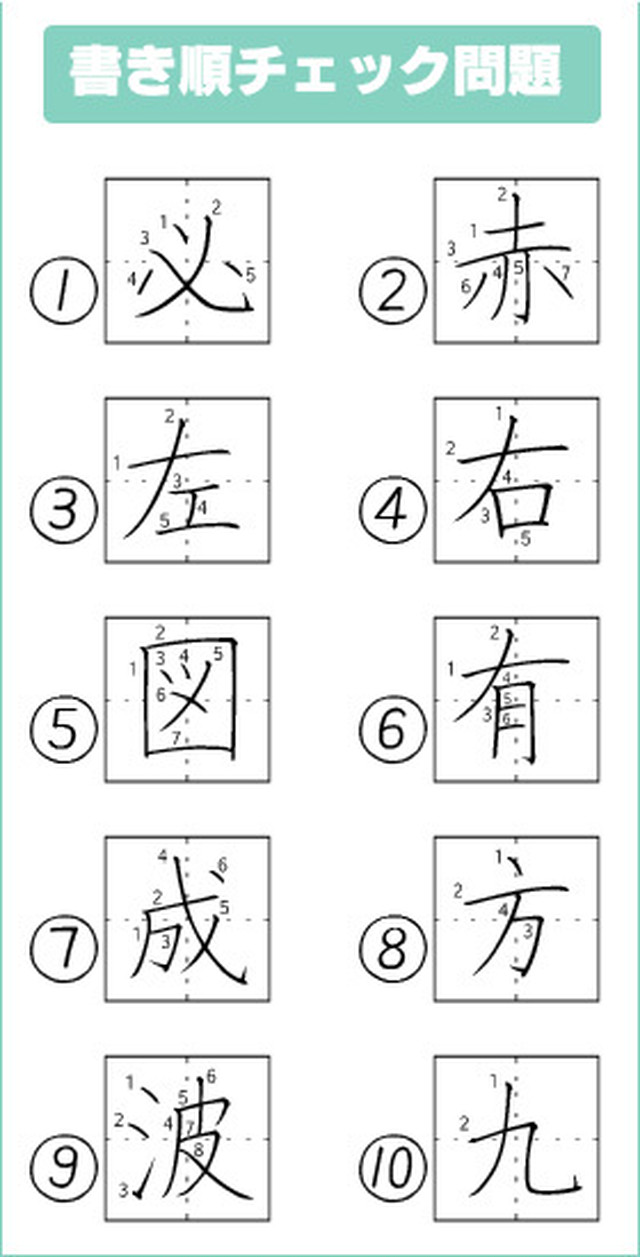 書家直筆による書き順フォント 世界初 文通村の直営店