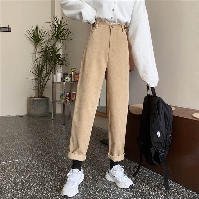 〈カフェシリーズ〉ベルベットコーデュロイパンツ【Velvet corduroy pants】
