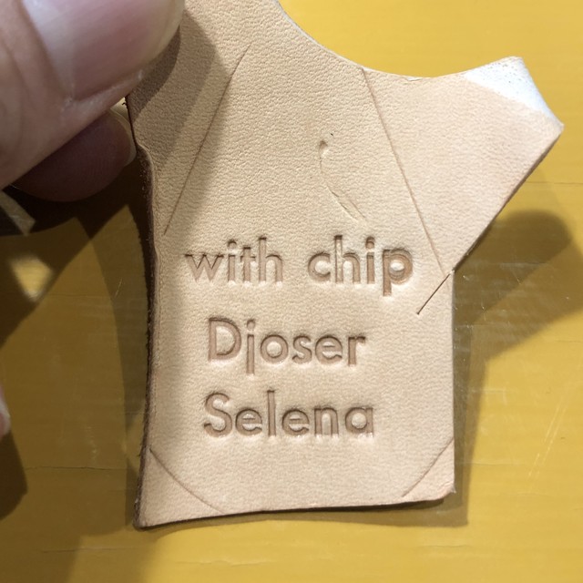 レザーチャーム 裏面名前刻印追加用 Grayghost Enthusiast