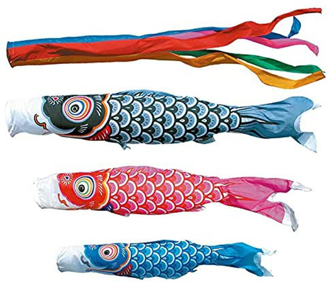 友禅にわデコセット 1.2M6点セット(徳永鯉のぼり)