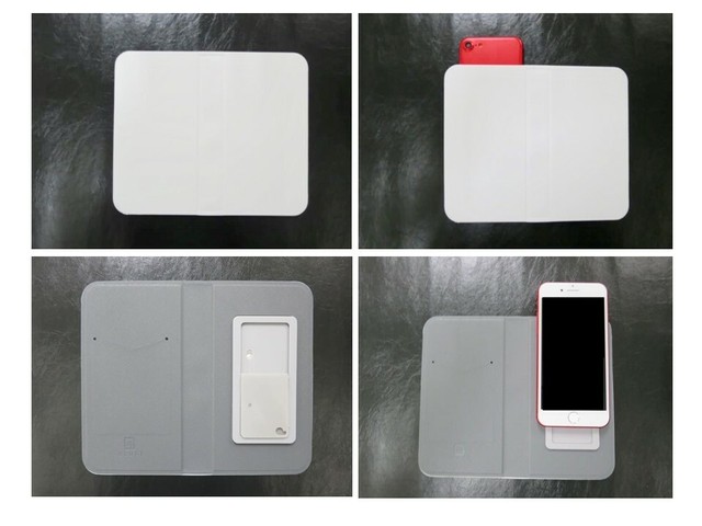 まおデザイン オリジナルスマホケース 手帳型スライド式 Mineprint