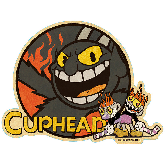 CUPHEAD ( カップヘッド ) トラベルステッカー③ / エンスカイ