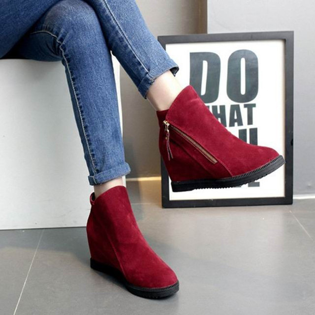 12月上旬発送 ブーツ ショートブーツ ブーティ ブーティー スエード調 インヒールブーツ レディース レディースブーツ シューズ 靴 新作 Kutsu0 Japan Market Shop 只今クリアランスセール開催中 送料無料