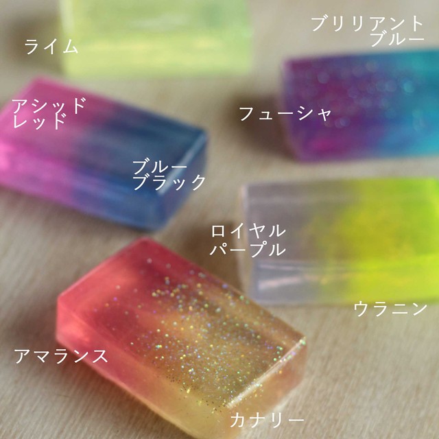 リキッドカラー おすすめ８色セット Mpソープ グリセリンソープ 宝石石鹸 液体石鹸 透明用 手づくり石けんの店ツクツク Natural蒼