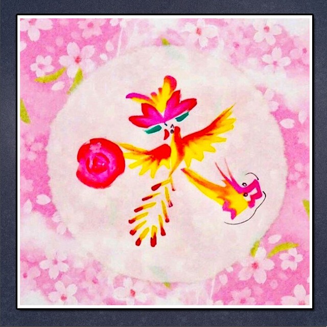【原画】咲(額付き)