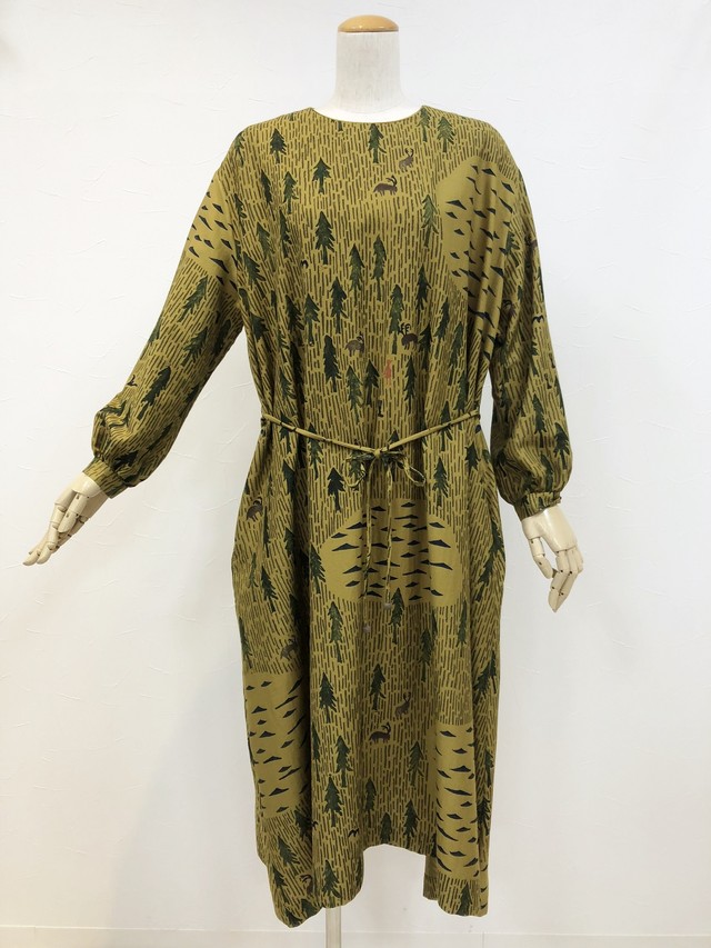 ミナペルホネン Mina Perhonen One Day 長袖ワンピース Soave ソアーヴェ ミナペルホネン年以上取扱店