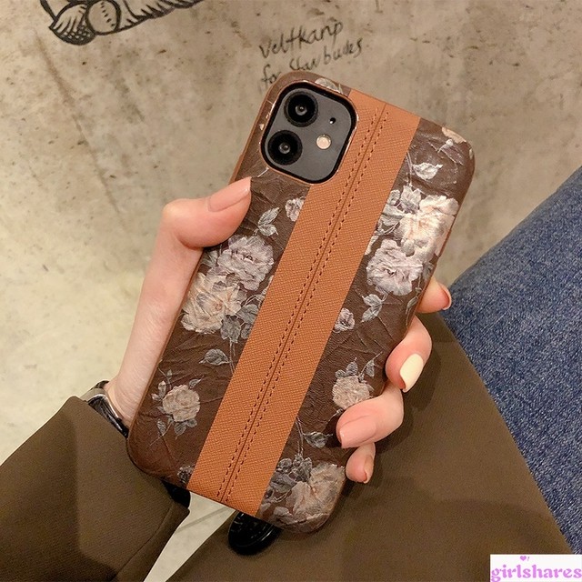 シック スマホケース Iphone12プロケース かわいい 花柄 Iphone12 Miniケース レザー製 大人 Iphone11 Proケース 衝撃 Iphone11ケース レディース Iphonexs Xr Se2 8 8plus 7 7plus保護カバー フラワー プリント 全三色 オシャレ 人気商品 Girlshares