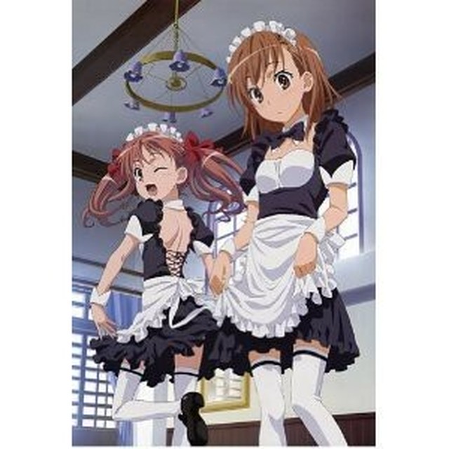 K1505 とある科学の超電磁砲 御坂美琴 白井 黒子風 メイド服 コスプレ衣装 Cosplay コスチューム ハロウィン イベント ルガーノショップ