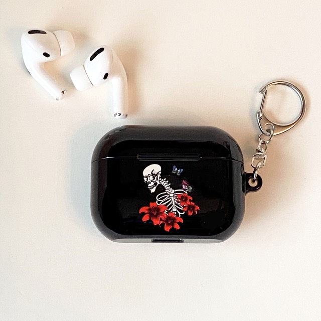 かっこいい Airpods Airpodspro ケース 和柄 がしゃどくろ 受注生産 Gift 和rock Origami