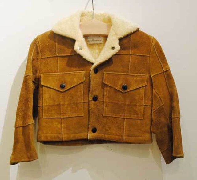 キッズサイズ アメリカ製古着 ヴィンテージムートンジャケット パッチワーク ニュージーランド産ムートンジャケット Coolklothes