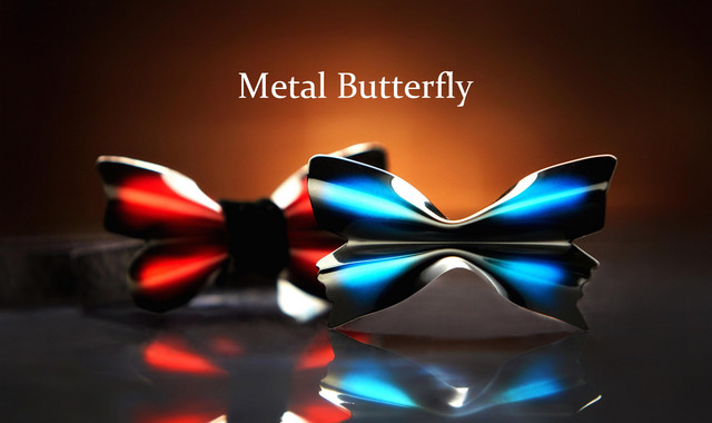 金属製蝶ネクタイ Metal Butterfly