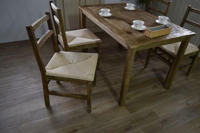 Old Pine Dining Chair / アンティークカントリースタイル オールドパイン ダイニングチェア