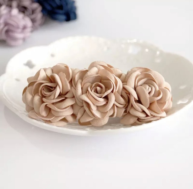 お取り寄せ商品 バレッタ ヘアアクセサリー ヘアピン ヘアクリップ 薔薇 バラ 花 ゴージャス お洒落 大人 Candy Melts