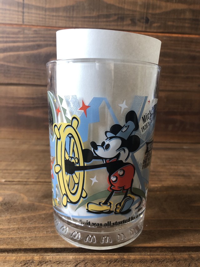 Walt Disney 100 Year Of Magic Mcdonald S Glass Mickeymouse ウォルトディズニー 100周年 マクドナルド グラス ミッキーマウス Motorrock Kustomshop Fu Z Korner