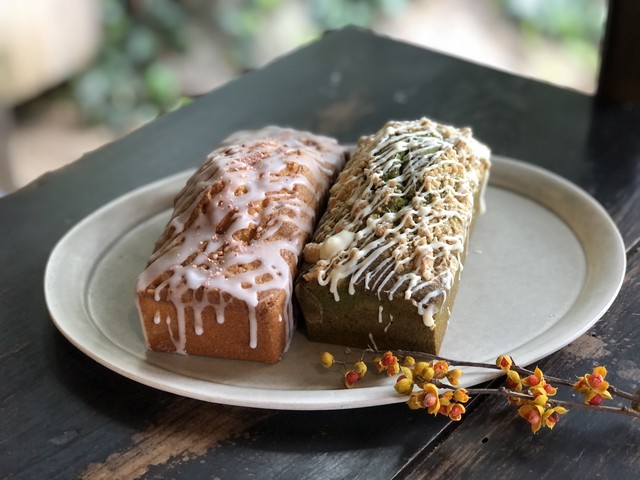 野菜パウンドケーキ ほうれん草 生姜 Yadokaricafe