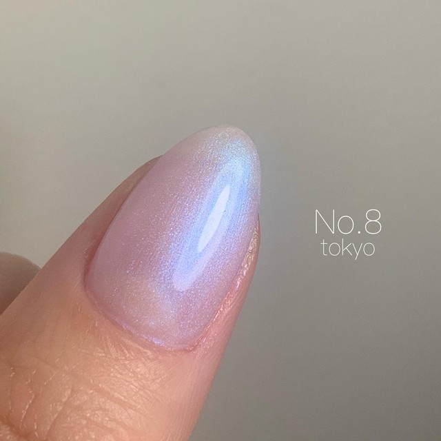 S1 シアーオーロラパールホワイト カラージェル No 8 Tokyo