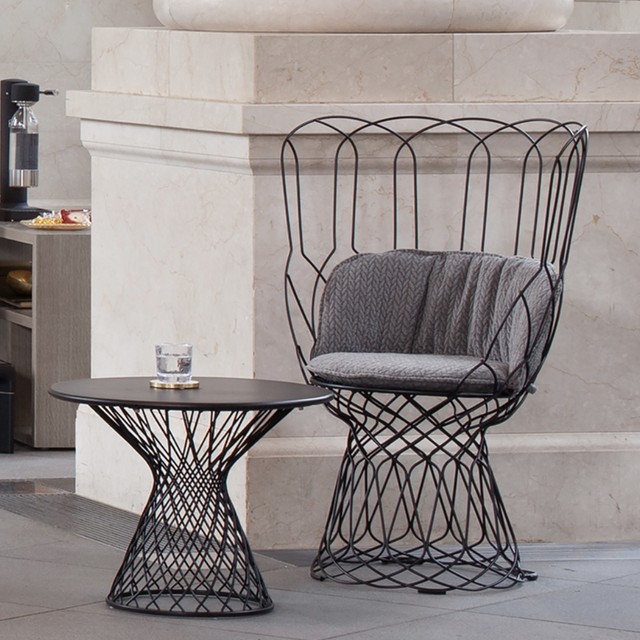 emu-RE-TROUVÉ HIGH BACK CHAIR-NB with seat+back cushion