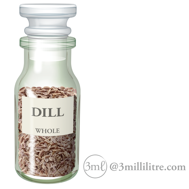 ディル スパイスボトル ワグナー瓶イラストtシャツ 送料無料 3millilitre