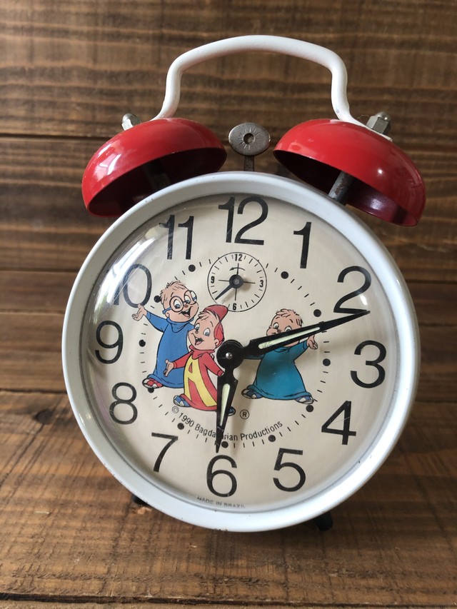 Alvin The Chipmunks Alarm Clock アルビン チップマンクス 目覚まし時計 キャラクター 90s ビンテージ Motorrock Kustomshop Fu Z Korner
