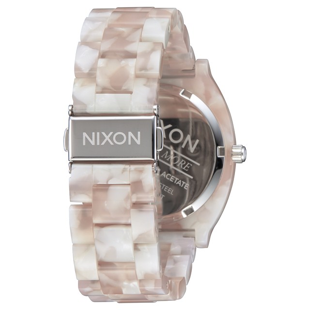Nixon ニクソン Time Teller Acetate タイムテラーアセテート Pink Silver A Kyoei Official Web Store