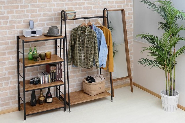 Antique Process Hanger Rack / アンティークスタイル アンティーク加工 ハンガーラック
