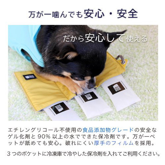 Idog Cool Sure ポータブルクールピロー 固くならない保冷剤付き Hundehutte