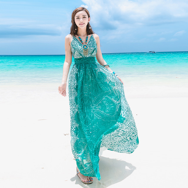 送料無料 爽やか リゾート きれいめ マキシ丈 キラキラ ワンピース Sence