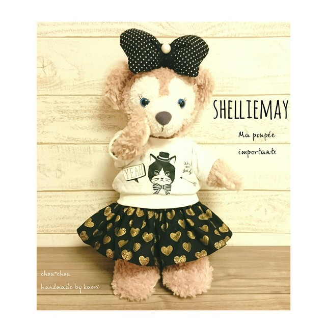 シェリーメイ ジェラトーニー兼用可 ネコt 黒ゴールドハートスカートno 2 Chouchoushop